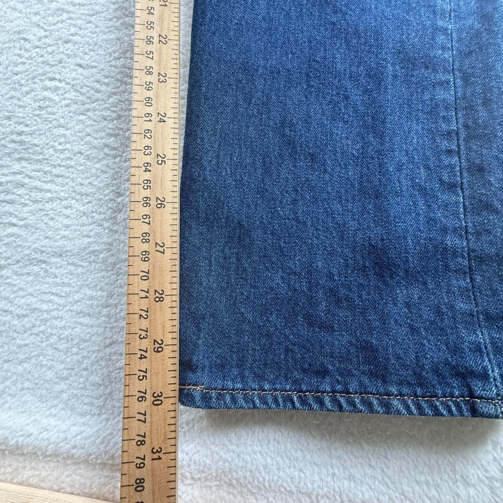 Levi's 501 Original Fit Jeans Mens 36x30 Blue Denim Cotton Mid Rise Straight Leg - Picture 10 of 10